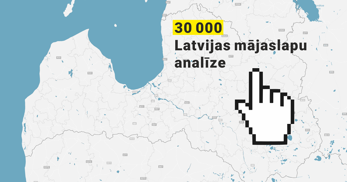 Mēs analizējam 30000 Latvijas uzņēmumu mājaslapas, un lūk ko mēs sastapām