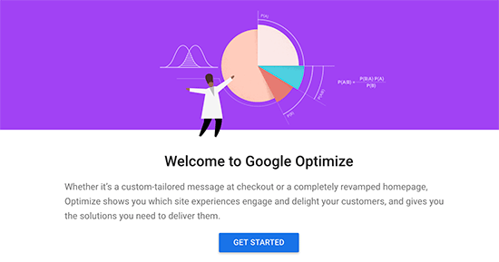 Начать работу с Google Optimize