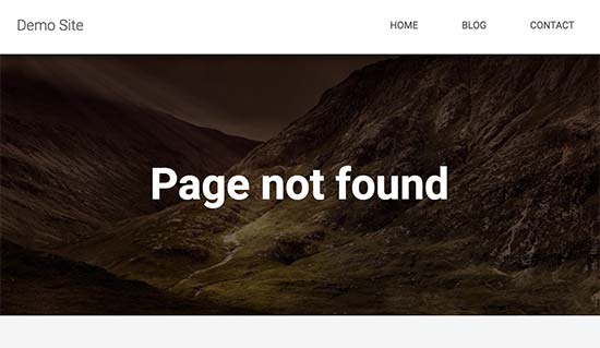 поиск 404 ошибка