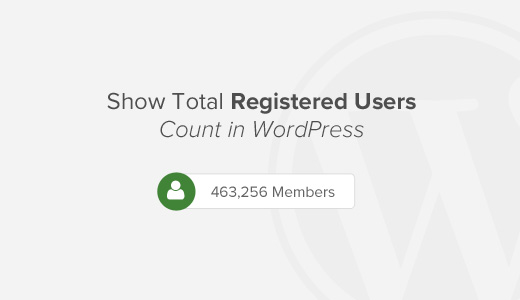 Как показать общее количество зарегистрированных пользователей в WordPress