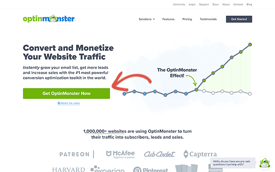 Сайт OptinMonster