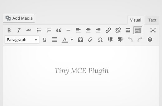 Крошечная панель инструментов MCE в визуальном редакторе WordPress