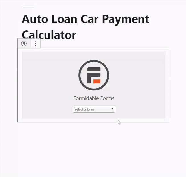 Добавление калькулятора оплаты автомобиля на страницу WordPress