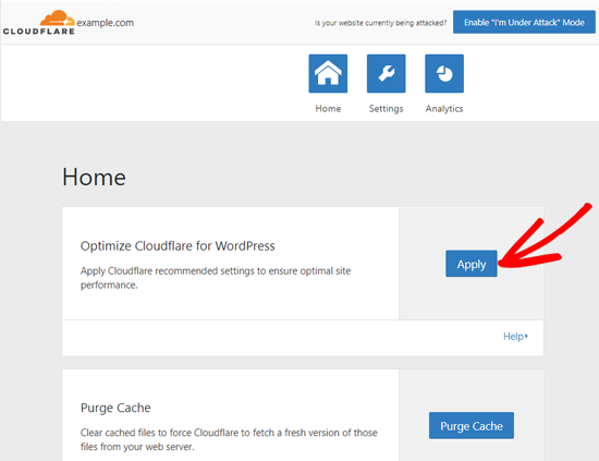 Оптимизировать Cloudflare для WordPress